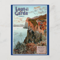 Lago di Garda Lake Garda Vintage Poster