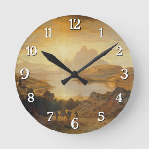 Lago di Lugano – Albert Zimmermann Round Clock