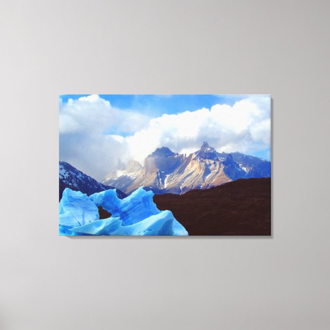 lago grey canvas print (Front)