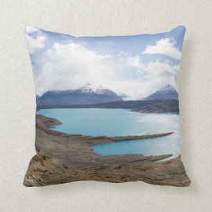 Lago Guillermo & Upsala Glacier Throw Pillow