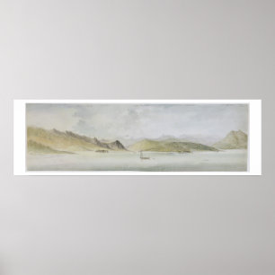 Lago Maggiore (w/c, pen, ink and graphite on paper Poster