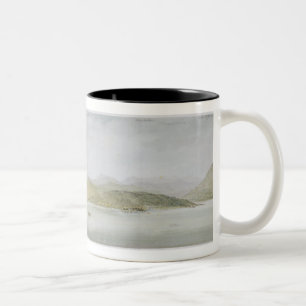 Lago Maggiore (w/c, pen, ink and graphite on paper Two-Tone Coffee Mug