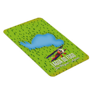  Lagoa do Fogo São Miguel Azores map Magnet