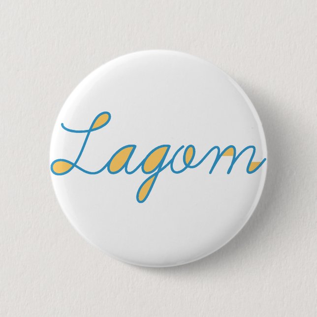Lagom 2 Inch Round Button (Front)