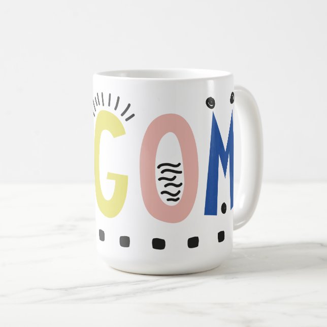Lagom Colours Coffee Mug (Front Right)