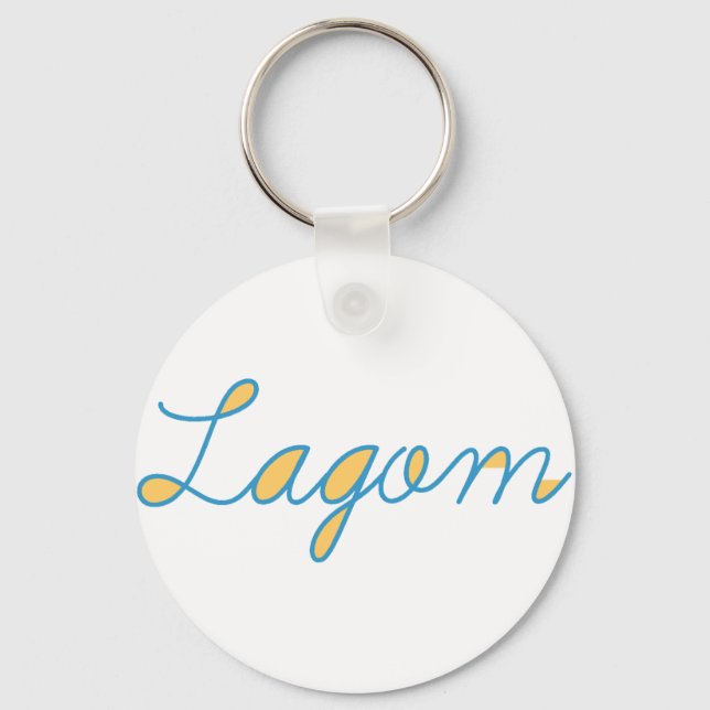 Lagom Keychain (Front)