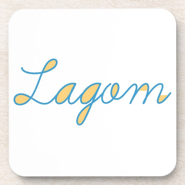 Lagom Sweden Coaster (Front)