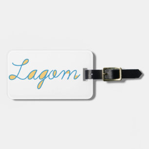 Lagom Sweden Luggage Tag