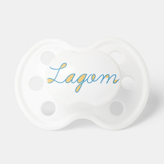 Lagom Sweden Pacifier (Front)