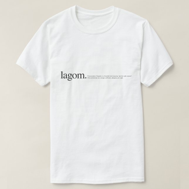 LagomWiki T-Shirt (Design Front)