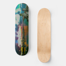 Lagon Condado San Juan Porto Rico Skateboard Art