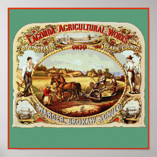 Lagonda Agricultural Works Poster