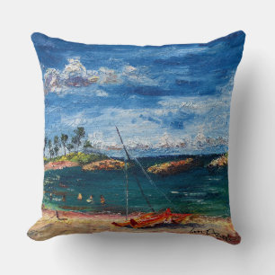 Lagoon 1, Aloha Morning Hawaii pillow