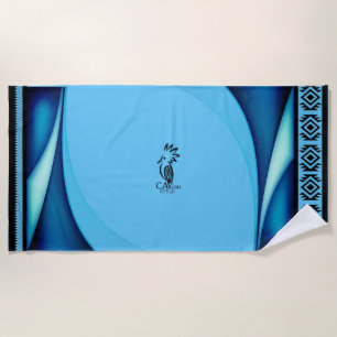 Lagoon beach towel