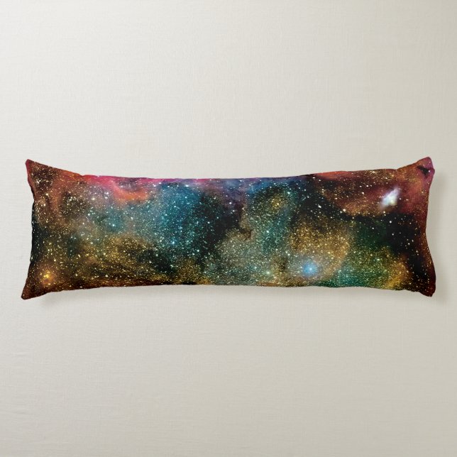 Lagoon Emission Nebula Interstellar Cloud Photo Body Pillow (Front)