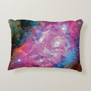 Lagoon Emission Nebula Interstellar Cloud Photo Decorative Pillow