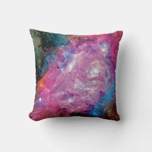 Lagoon Emission Nebula Interstellar Cloud Photo Throw Pillow