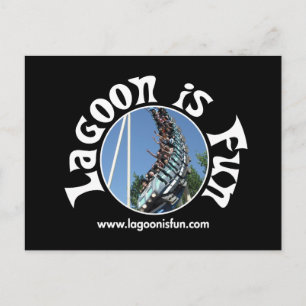 Lagoon Is Fun - Colossus Dark Postcard