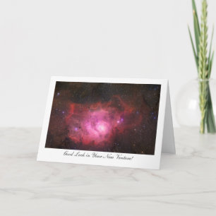 Lagoon Nebula - Good Luck in Your New Venture Card