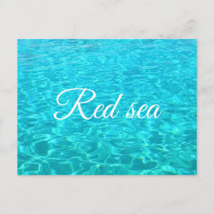 Lagoon of Red sea Postcard