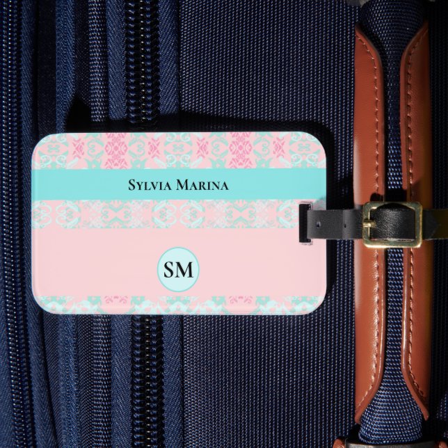 Lagoon Royale Luggage Tag (Front Insitu 4)