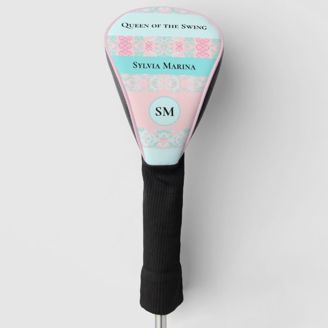Lagoon Royale Queen of the Swing Golf Head Cover (Front)