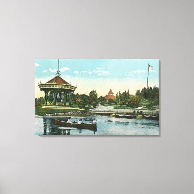 Lagoonland Music Pavilion Canvas Print (Front)