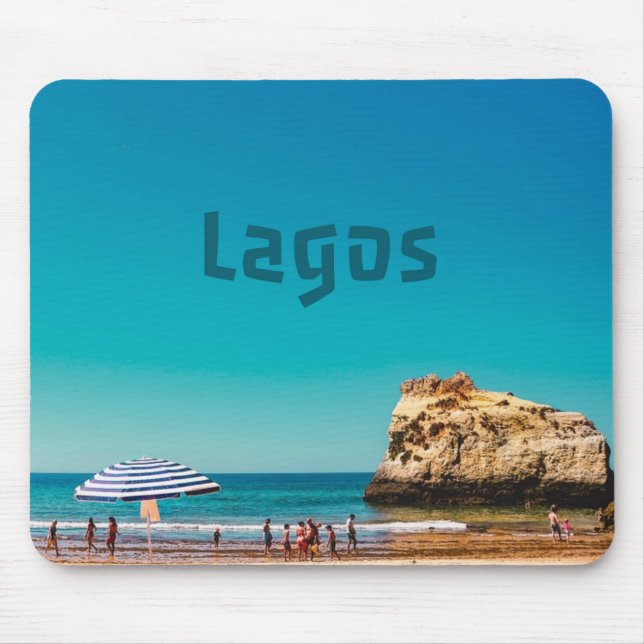 Lagos Beach Mouse Pad (Front)