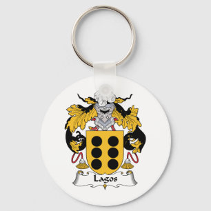 Lagos Family Crest Keychain