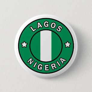 Lagos Nigeria 2 Inch Round Button