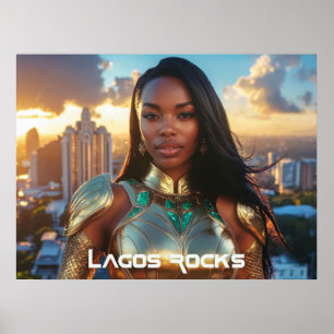 LAGOS - NIGERIA - AFRICA POSTER