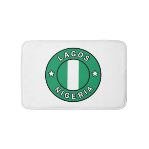 Lagos Nigeria Bath Mat