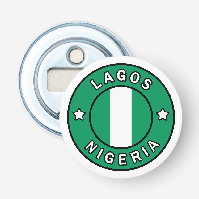 Lagos Nigeria Bottle Opener (Front)