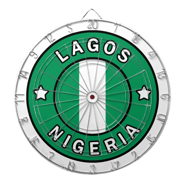 Lagos Nigeria Dartboard (Front)