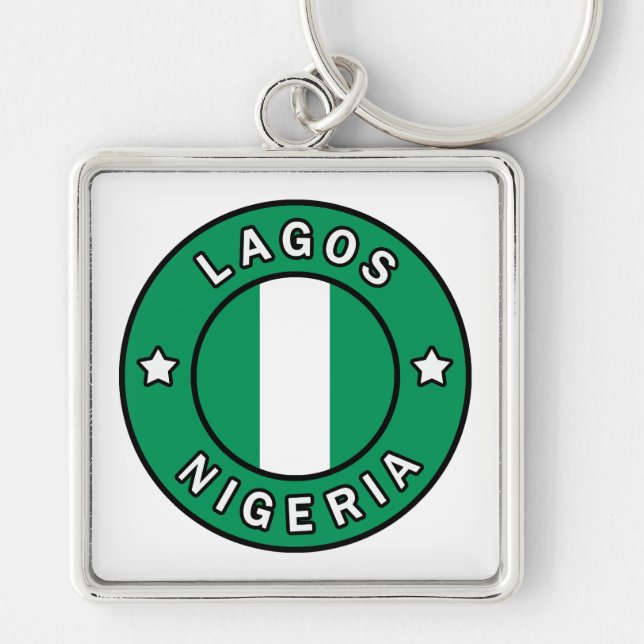 Lagos Nigeria Keychain (Front)