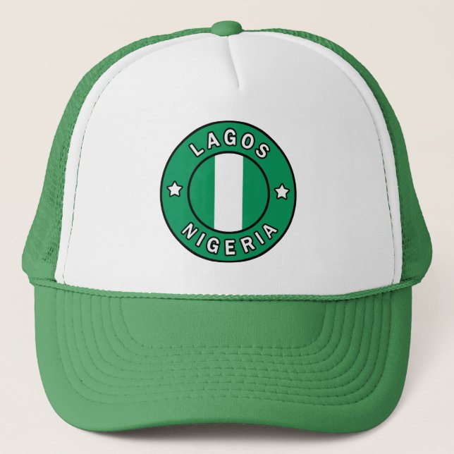 Lagos Nigeria Trucker Hat (Front)