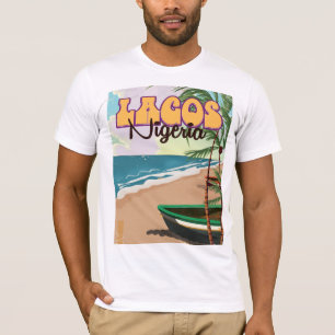 Lagos, Nigeria vintage travel poster T-Shirt