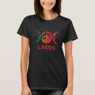 Lagos Portuguese City Retro Portugal Flag   T-Shirt