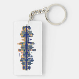 Lagos Skyline Keychain