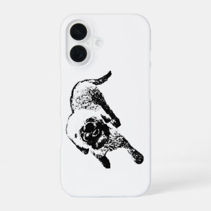 Lagotto iPhone Case – Curly Dog Ink Silhouette