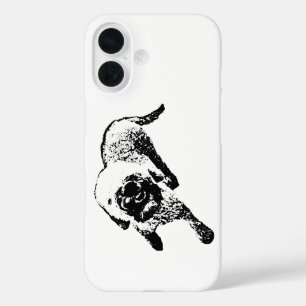 Lagotto iPhone Case – Curly Dog Ink Silhouette