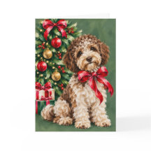 Lagotto Romagnolo Christmas Card