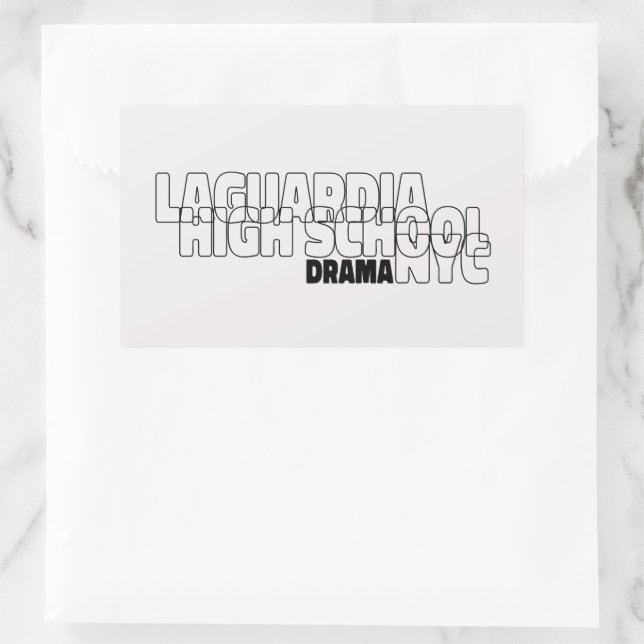 LaGuardia High School - Drama - Sticker (Bag)