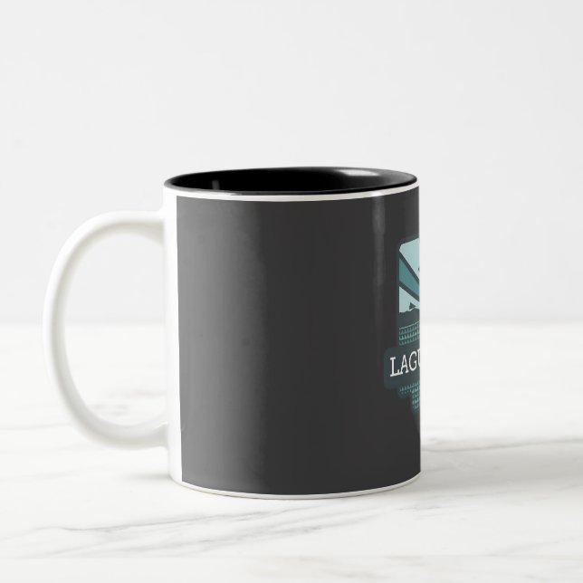 Laguna Azul � Peru  Two-Tone Coffee Mug (Left)
