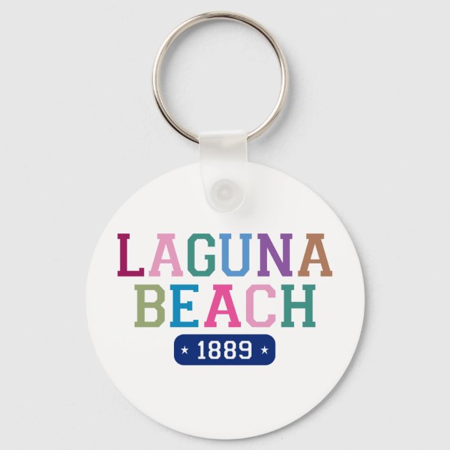 Laguna Beach 1889 Keychain (Front)