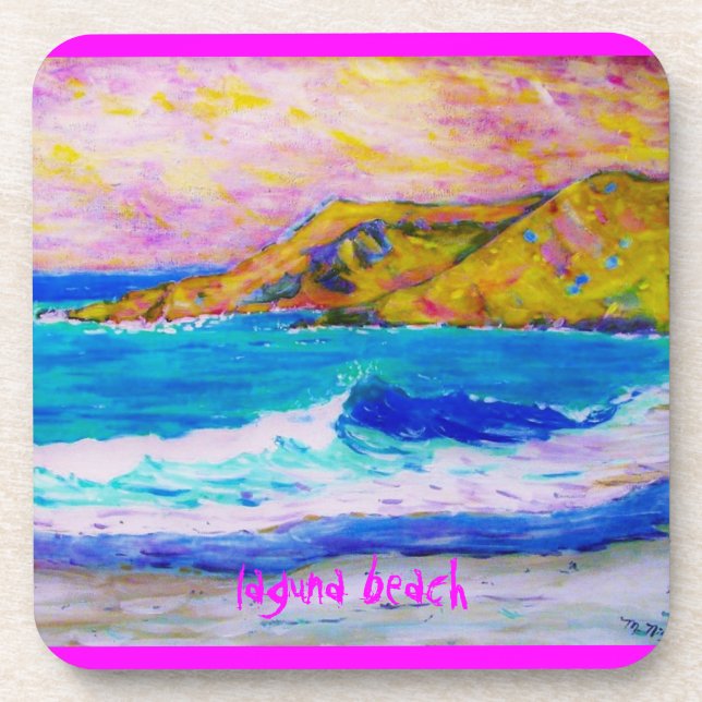 laguna beach art coaster (Front)