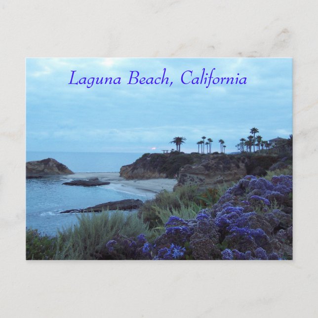 Laguna Beach, California Coastline Postcard (Front)