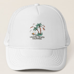 Laguna Beach-California-Colourful Sunset Trucker Hat