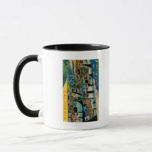 Laguna Beach, California - Large Letter Scenes Mug