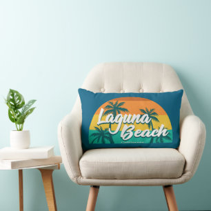 Laguna Beach California Lumbar Pillow